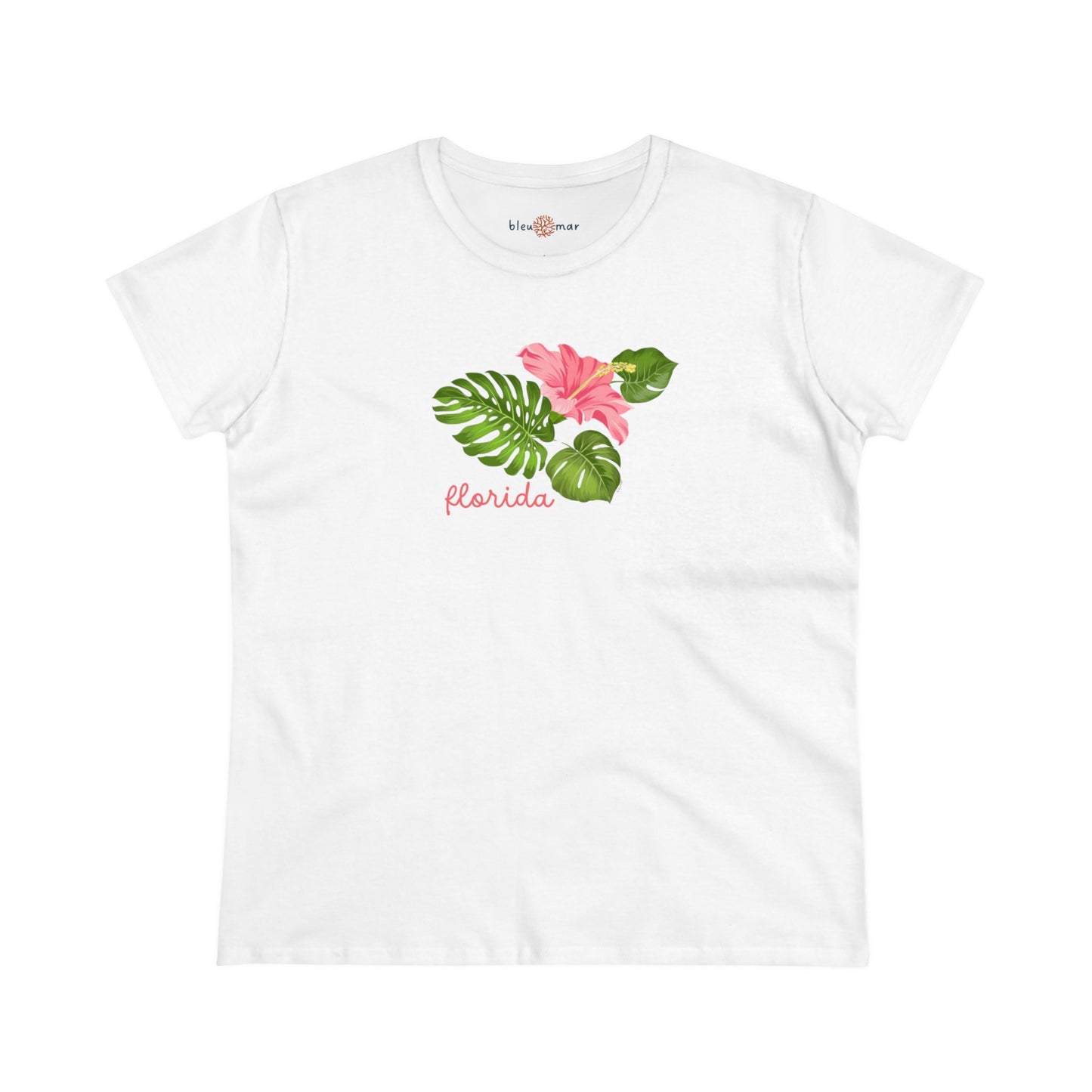 Hibiscus FL Cap Sleeve Soft T