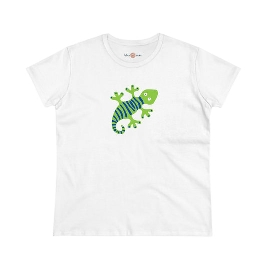 Gecko Cute Cap Sleeve Soft T