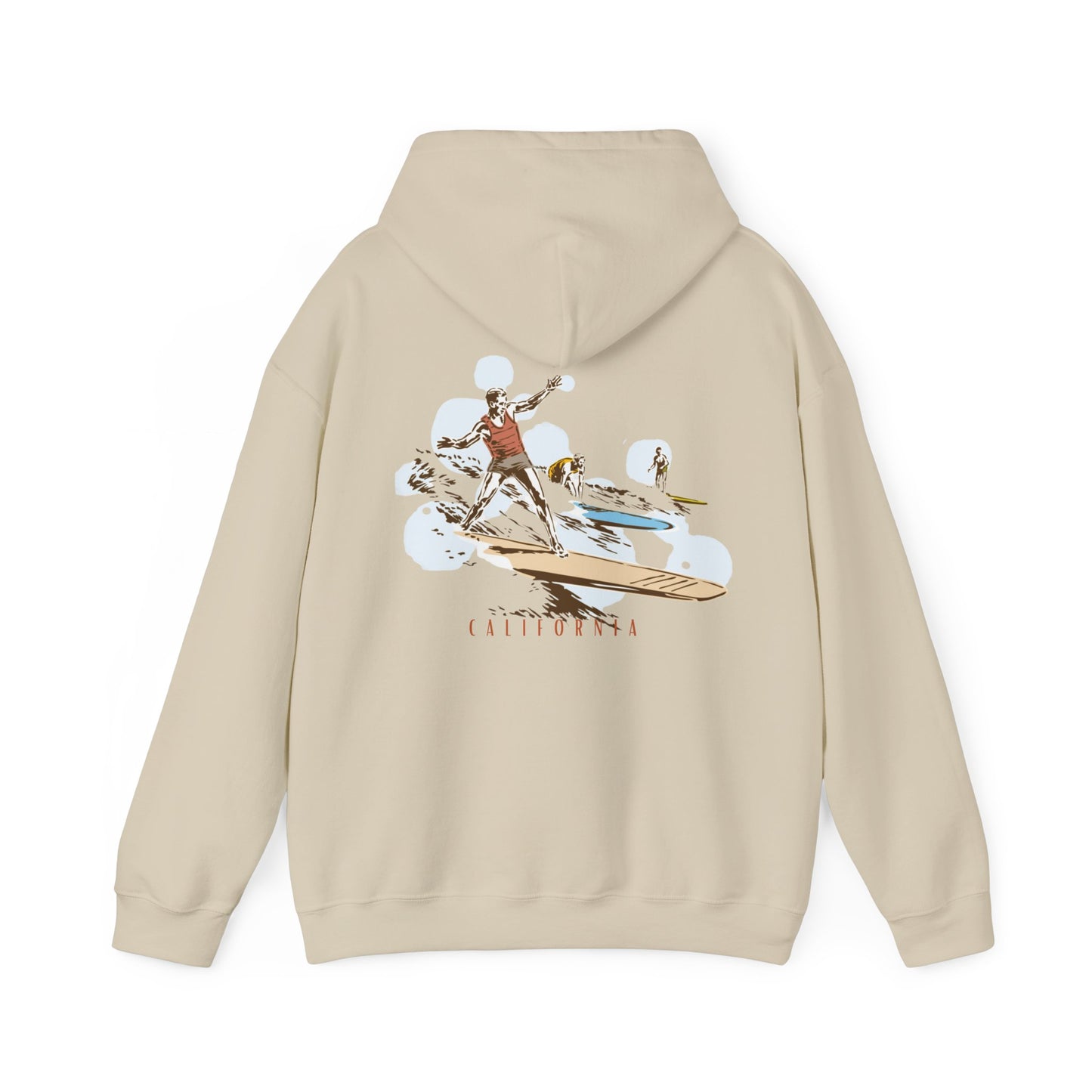 Vinatage Surf Hooded Sweatshirt