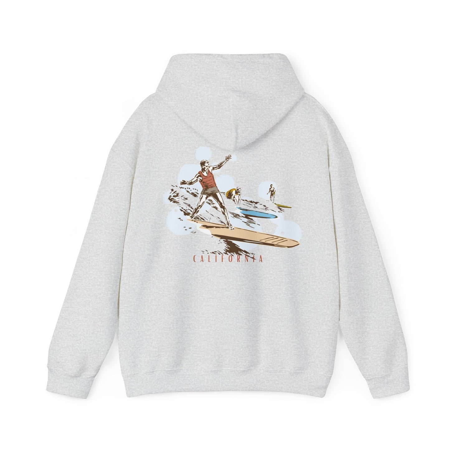 Vinatage Surf Hooded Sweatshirt